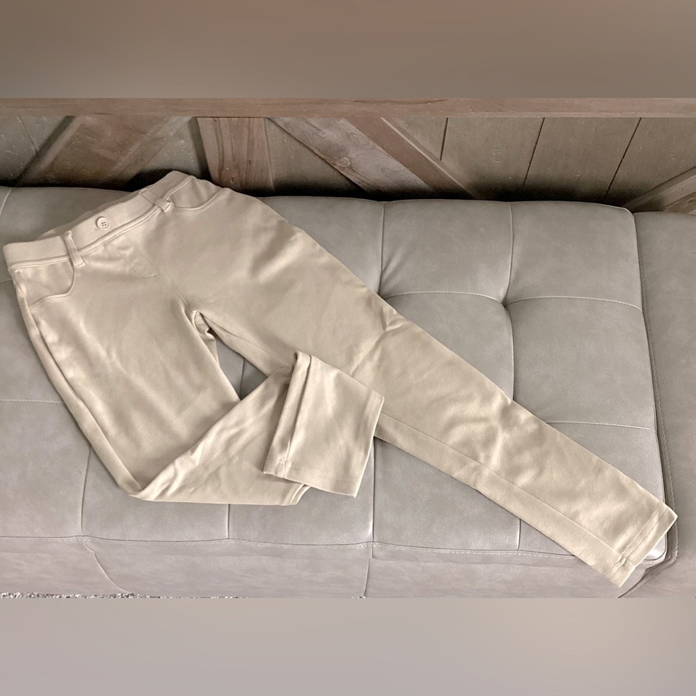 Girls Izod Khaki Pull On Pants